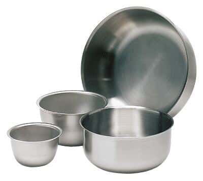 Cole-Parmer Utility Bowl, Heavy Gauge 304 SS, 48 oz