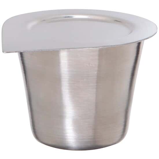 Cole-Parmer Stainless Steel Crucible with Cover, 20 mL, 1/ea