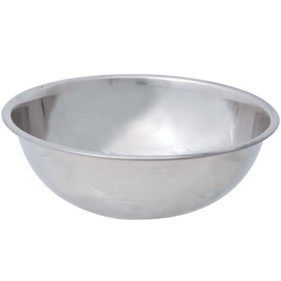 Cole-Parmer Economical Bowl, 204 cu Stainless Steel, 3/4 Qt Capacity