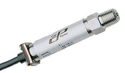 Cole-Parmer K1VAC/60PSI Sealed SS Compound Transducer, 30 