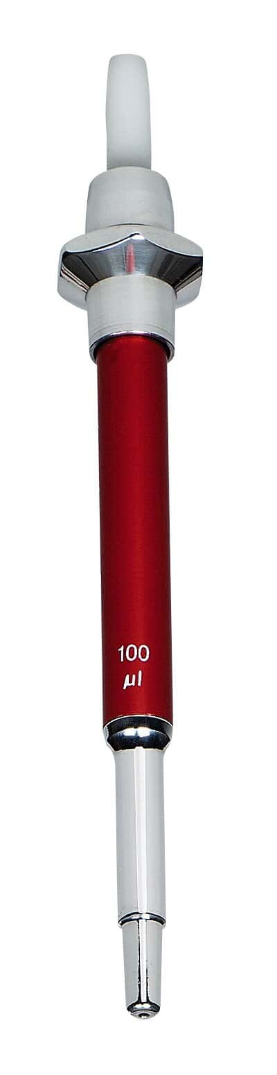 Fixed-Volume Lightweight Pipettor, Metal, Brown, 25 µL