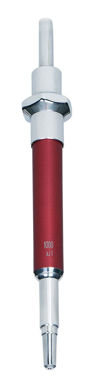 Fixed-Volume Lightweight Pipettor, Metal, Red, 100 µL
