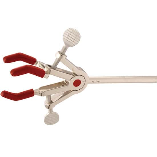 Cole-Parmer Heavy-Duty Three-Prong Extension Clamp, Dual, Medium