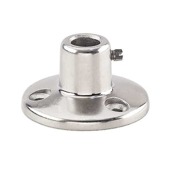 Cole-Parmer Lab Frame Foot, Stainless Steel, Accommodates 0 to 0.5