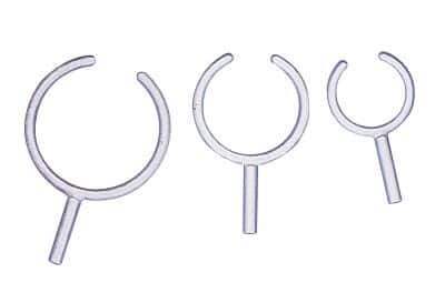 Cole-Parmer Open Ring, Uncoated Aluminum, 3