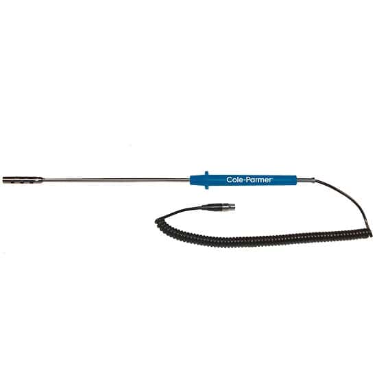 Cole-Parmer Air / Gas RTD Probe, 100 Ohm, 3-Pin. 10