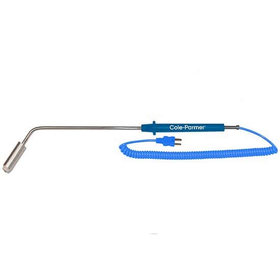 Cole-Parmer Type-T, 45 Angle Surface Probe, 10