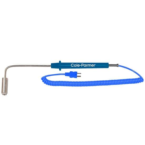 Cole-Parmer Type-T, 90 Angle Surf Probe, 8.5