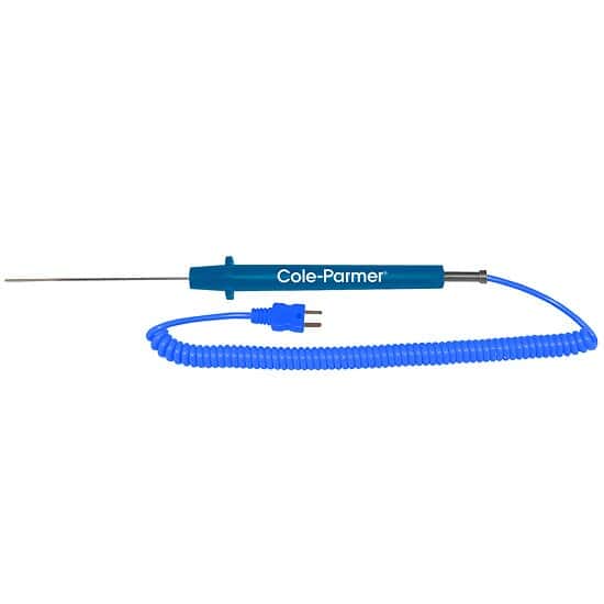 Cole-Parmer Type-T, Small-Diameter Standard Probe, Mini-Connector, 4