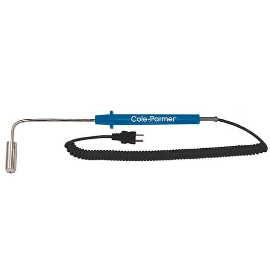 Cole-Parmer Type-J, 90 Angle Surf Probe, 8.5