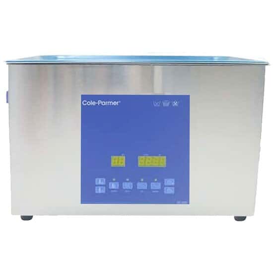 Cole-Parmer UC 200 Ultrasonic Cleaner with Digital Timer and Heat, 27 Liter, 230 VAC