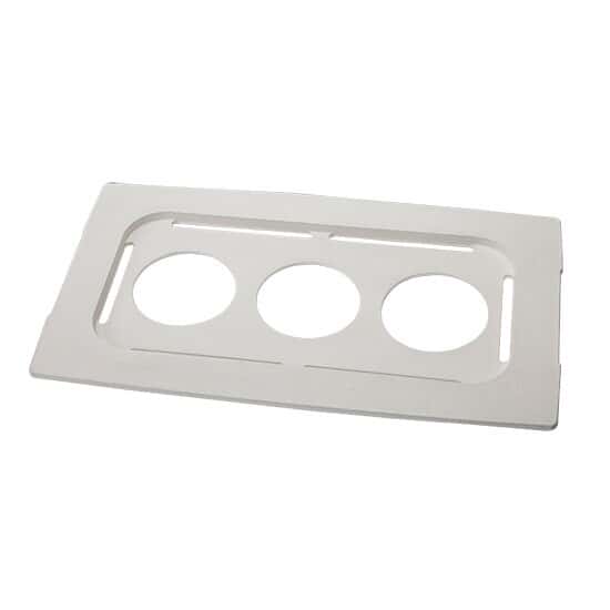 Cole-Parmer Beaker Positioning Cover for 1.5 Gal Ultrasonic Cleaners, 3 x 250 mL Beakers 