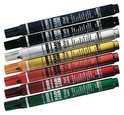Permanent Medium-Point Paint Markers, White; 12/Box