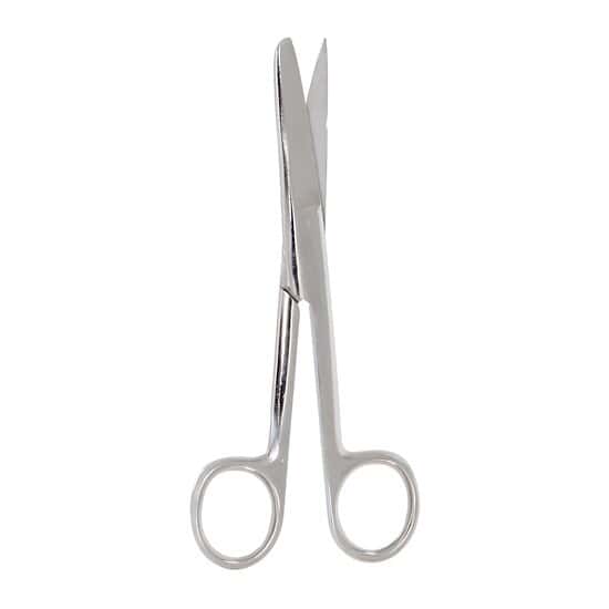 Cole-Parmer Dissecting Scissors, Standard Grade, Sharp/Blunt Point, Straight, 5.5
