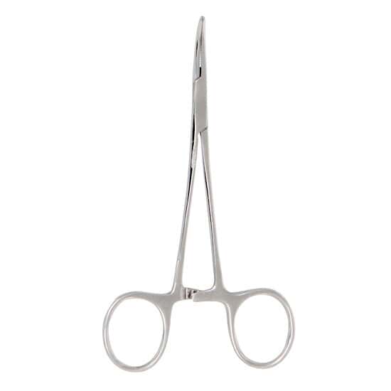 Cole-Parmer Halsted Mosquito Forceps, Standard Grade, Curved, 5