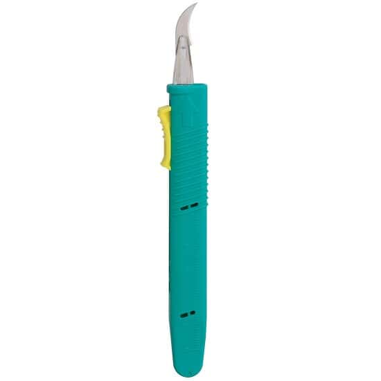 Cole-Parmer Disposable Dissecting Safety Scalpels, #12 Blade; 10/Pack