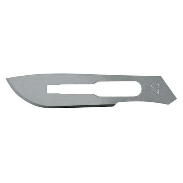 Cole-Parmer Scalpel Blades, Carbon Steel (CS) #20 Blade; 100/Box