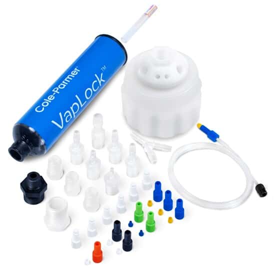 Cole-Parmer VapLock™ Solvent Waste Kit, PP, 83B, 1x1/2