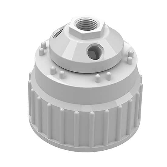 Cole-Parmer VapLock™ Solvent Waste Manifold, PP, 83B, 1x1/2