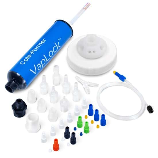 Cole-Parmer VapLock™ Solvent Waste Kit, PTFE, 100-415, 1x1/2
