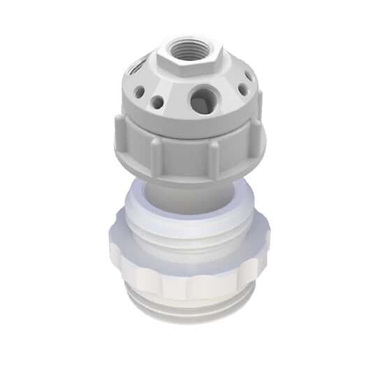 Cole-Parmer VapLock™ Solvent Waste Manifold, PP, 2