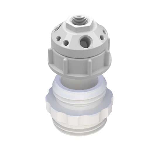 Cole-Parmer VapLock™ Solvent Waste Manifold, PP, 2