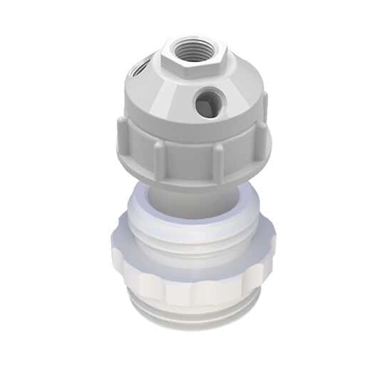 Cole-Parmer VapLock™ Solvent Waste Manifold, PTFE, 2