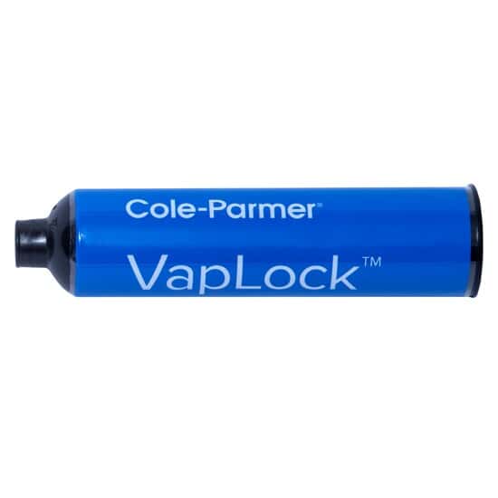 Cole-Parmer VapLock™ Exhaust Filter with Indicator, 75 g activated carbon, 1/4