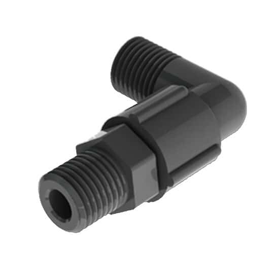 Cole-Parmer VapLock™ Filter Adapter, 45° elbow, 1/4