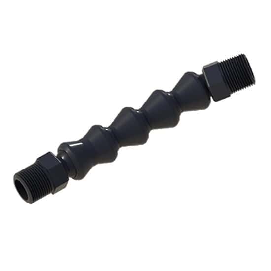 Cole-Parmer VapLock™ Adapters for Exhaust Filters, Straight, Adjustable, Black Acetal, 1/4