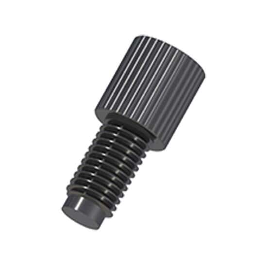Cole-Parmer VapLock™ Port Plug, Black Acetal, 1/4