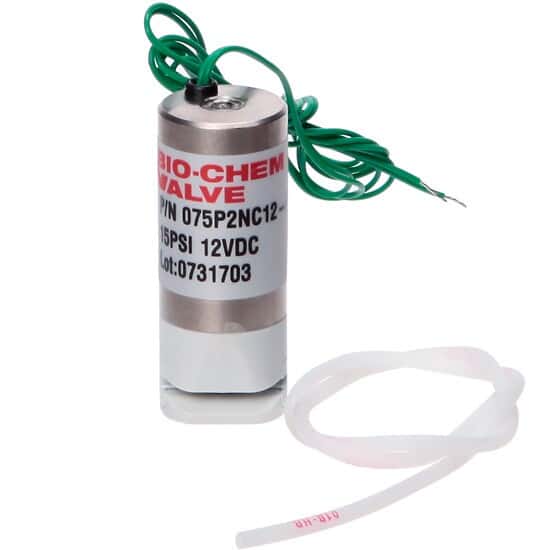 Cole-Parmer VapLock™ Solenoid Operated Pinch Valve, Two-Way Normally Closed, 1/16