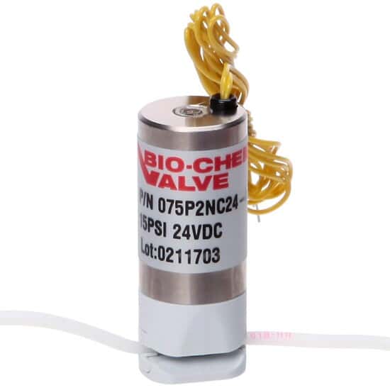 Cole-Parmer VapLock™ Solenoid Operated Pinch Valve, Two-Way Normally Closed, 1/32