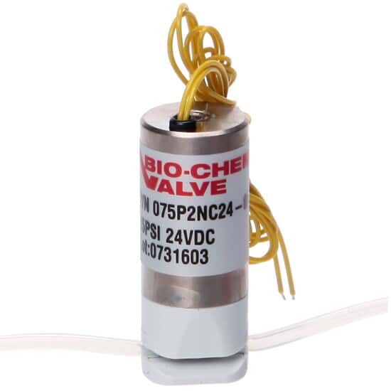 Cole-Parmer VapLock™ Solenoid Operated Pinch Valve, Two-Way Normally Closed, 0.023