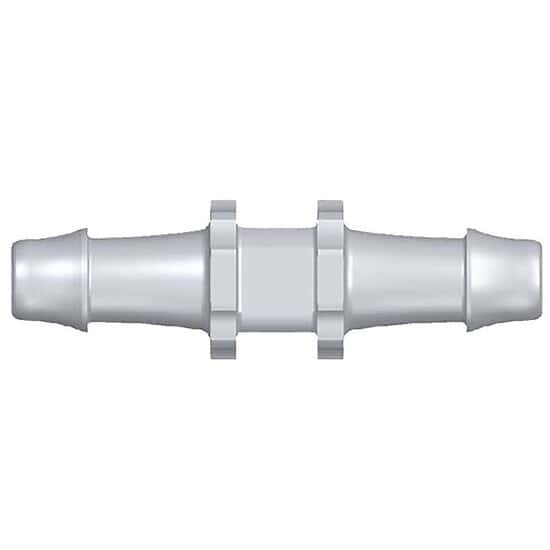 Cole-Parmer VapLock™ Fitting, Polypropylene, Straight, Hose Barb Union, 1/16