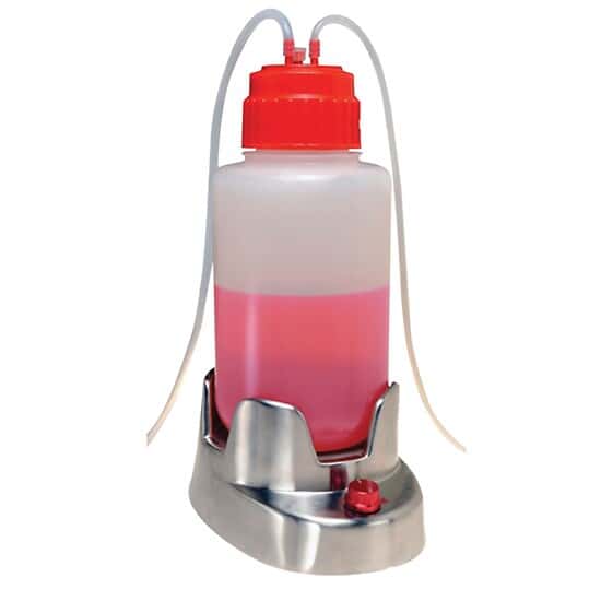Cole-Parmer EVac™ Polypropylene Bottle with Barbed Tube Fittings, 4 L