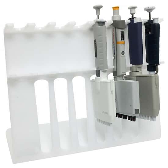 Cole-Parmer Pipettor Rack, 8-Place with 6 Multichannel Slots