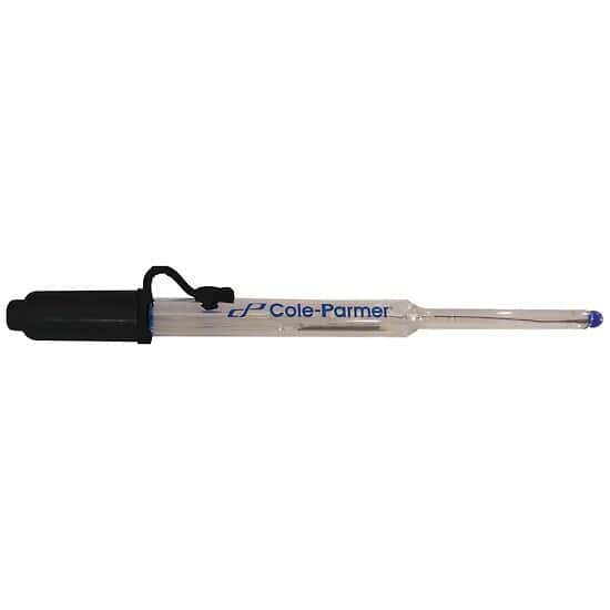 Cole-Parmer Semi-Micro pH Electrode, Glass/3 ft Cable; BNC