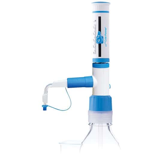 ColeParmer Bottletop Dispenser with Calibration; 1 to 10 mL from Cole