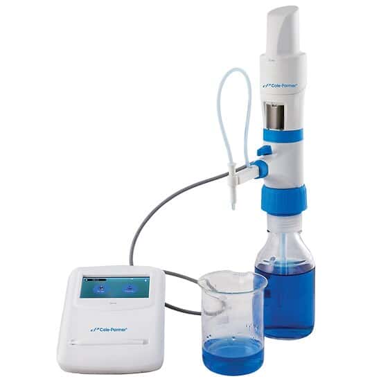 ColeParmer Electronic Burette, Bottletop Dispenser, 25 mL, 230V, 50Hz