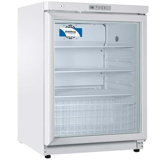 Cole-Parmer Upright Refrigerator, Glass Door, 2 to 8C, 4.2 cu ft; 230 VAC, 50 Hz