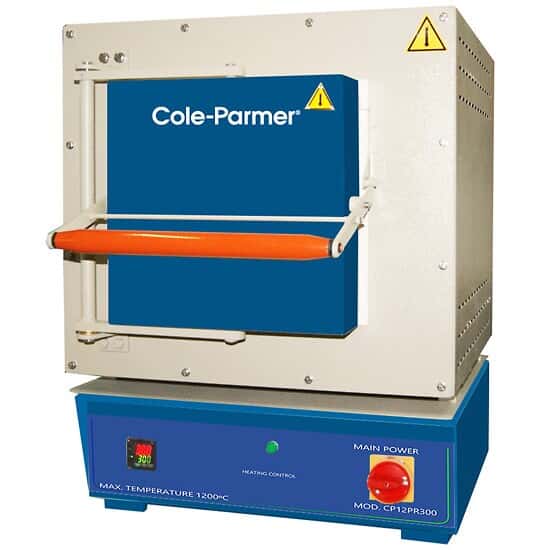 Cole-Parmer Muffle Furnace, 9 L, 1300°C, Pantograph Side Door; 1/Ea