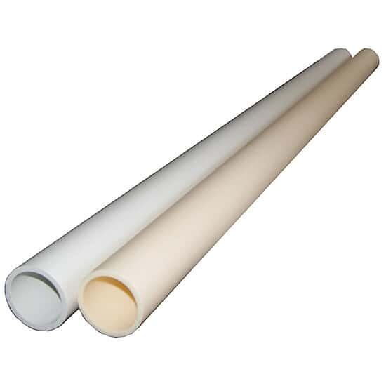 Cole-Parmer Ceramic Tube up to 1700 C for tube furnaces, 60 mm Diameter, 1000 mm Length