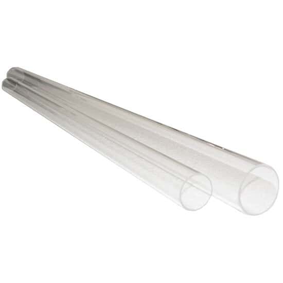 Cole-Parmer Quartz Tube up to 1400 C (Non Porous) for tube furnaces, 60 mm Diameter, 500 mm Length