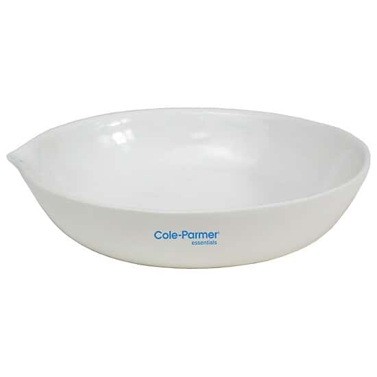 Cole-Parmer Porcelain Round-Form Evaporating Dish, 3250 mL
