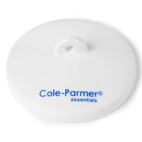 Cole-Parmer Porcelain Crucible Covers, 54 mm ID; 6/PK