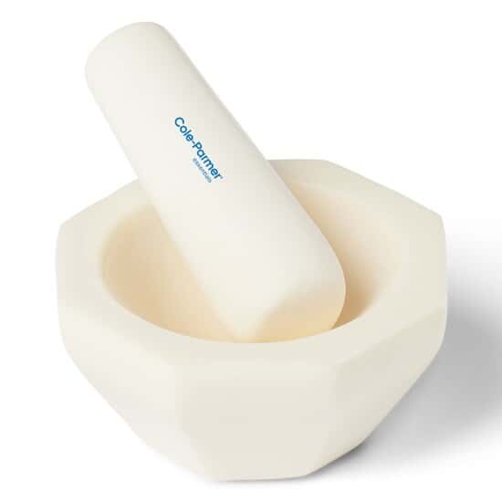 Cole-Parmer 99.5% Alumina Mortar, 7 mL; 3/PK