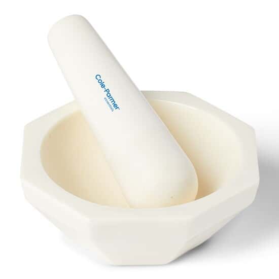 Cole-Parmer 99.5% Alumina Mortar, 80 mL