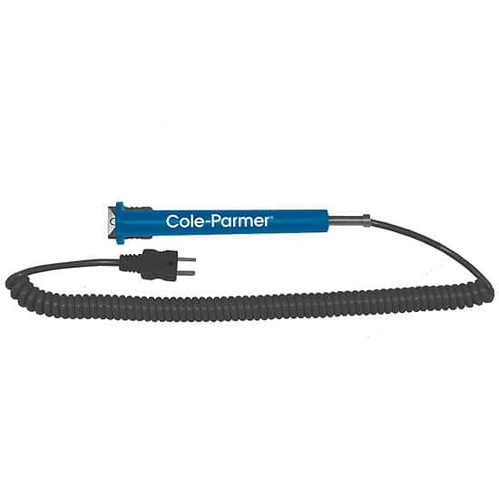 Cole-Parmer Type J Detachable Handle Adaptor, with Mini-Connector, 5ft Coil Cord