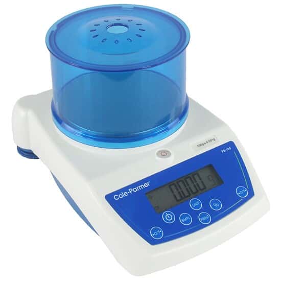 Cole-Parmer PB-100-800 Portable Toploading Balance, 800g x 0.01g, 120V